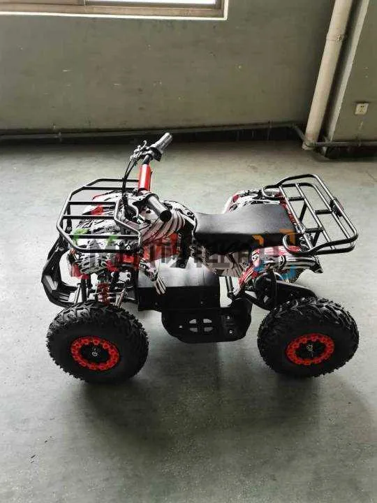 Электроквадроцикл детский Мотомир NITRO 1000W бело-красная графика (машинокомплект)