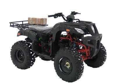 Квадроцикл подростковый Мотомир ATV Bullet 200 чёрный/оранжевый (машинокомплект)