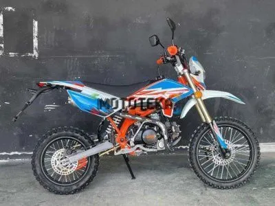 Питбайк Мотомир X - MOTOS RX 125 17/14 голубой/красный