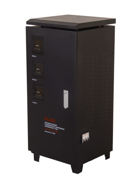Стабилизатор напряжения РЕСАНТА АСН-9000/3-ЭМ Стабилизатор напряжения РЕСАНТА АСН-9000/3-ЭМ