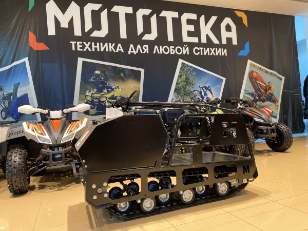 Мотобуксировщик Мужик LUXE М500 1450. 20 л.с.. катковая. с реверсом. с тормозом. с подогревом | Мототека