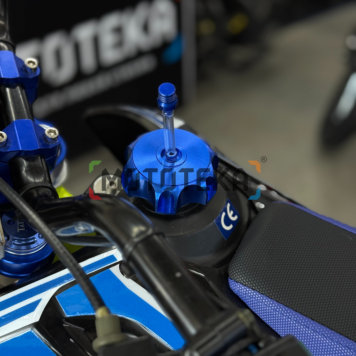 Техника в наличии! Питбайк Upbeat (Апбит) DB125 - 3 HUS03 Blue