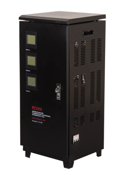 Стабилизатор напряжения РЕСАНТА АСН-15000/3-ЭМ Стабилизатор напряжения РЕСАНТА АСН-15000/3-ЭМ