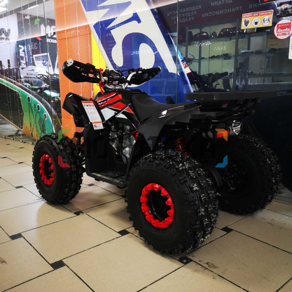 Квадроцикл детский Мотомир ATV Sporty красный/чёрный (машинокомплект) | Мототека