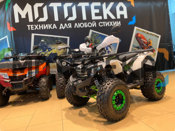 Квадроцикл детский R - MOTO (Р - Мото) Lion 125 A lite белый (машинокомплект) | Мототека